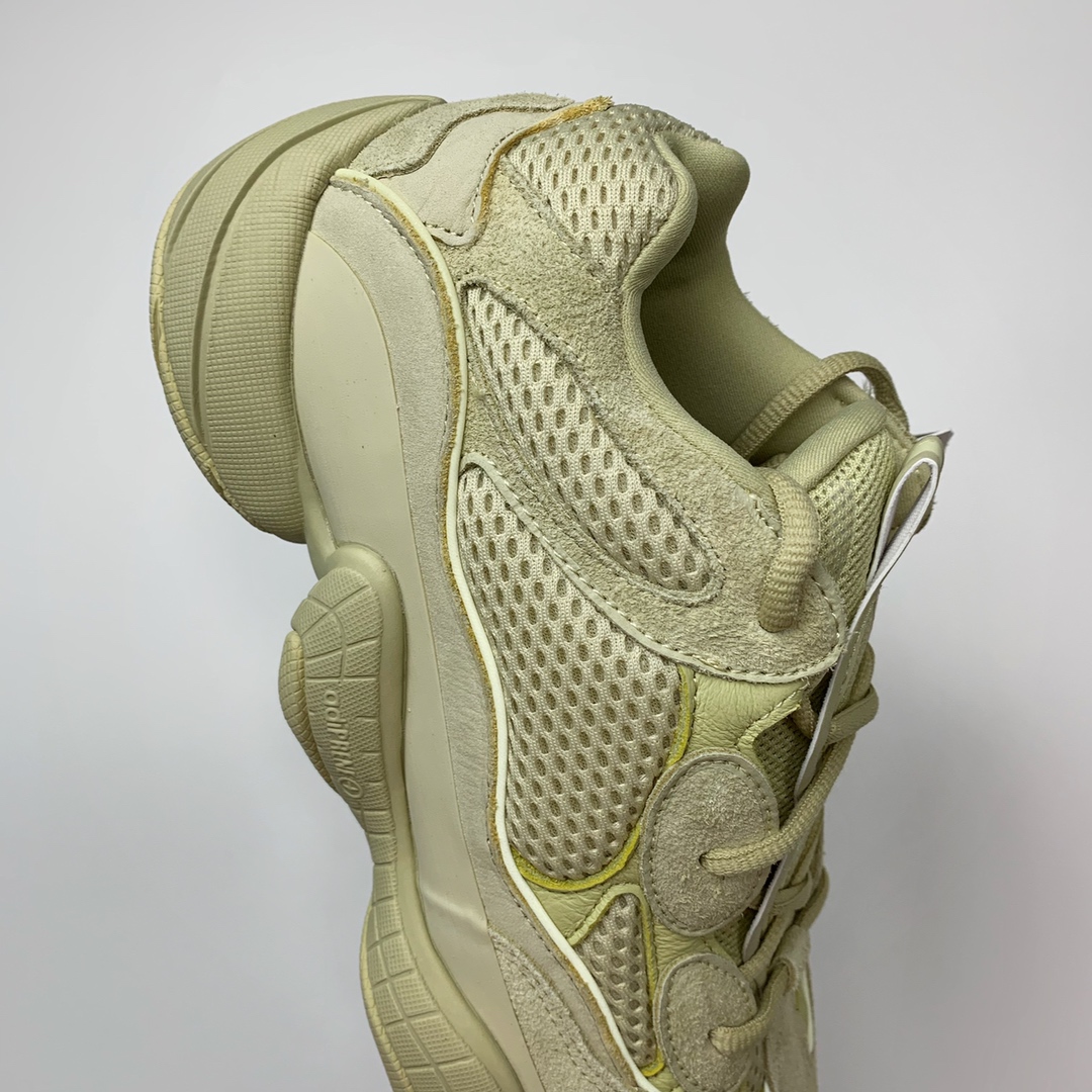 150  Adidas Yeezy 500 Desert Rat 月亮黄配色 DB2966 圈内高端卖家首选