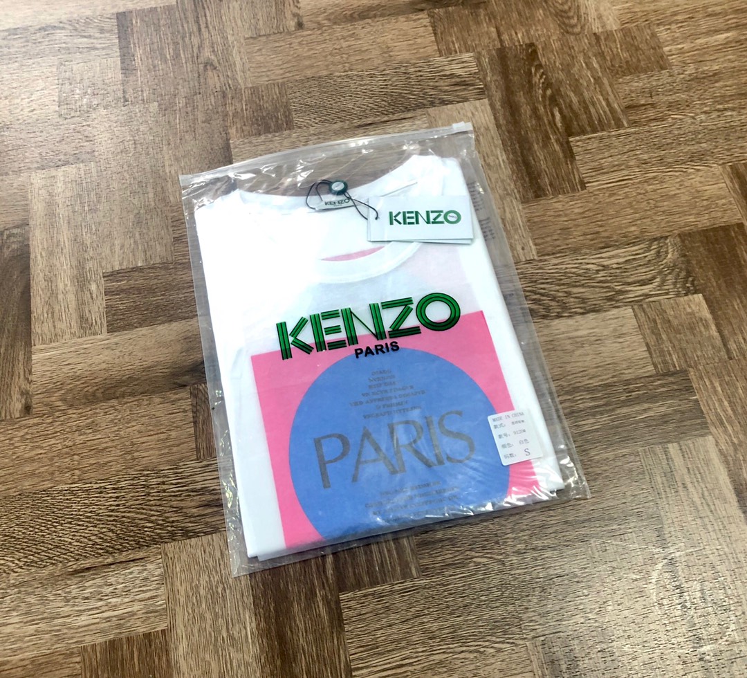 80【Kenzo 19ss 方形印花巴黎T恤】男女同款匠心之作