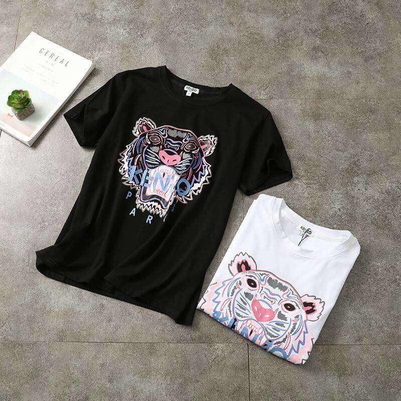 P65 KENZO19ss限量情侣款虎头T恤！