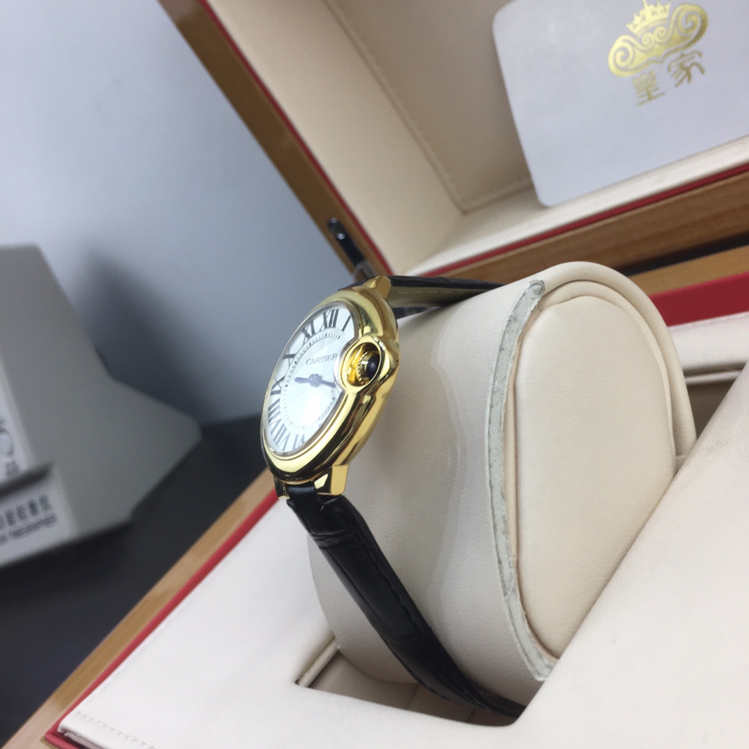Cartier 皇家 卡地亚蓝气球33尺寸女款腕表
