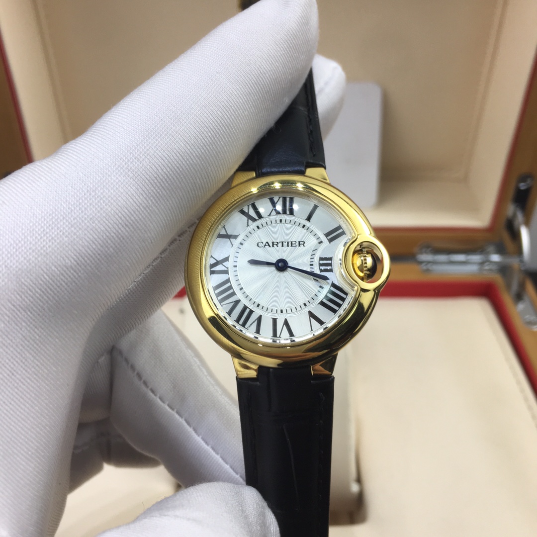 Cartier 皇家 卡地亚蓝气球33尺寸女款腕表