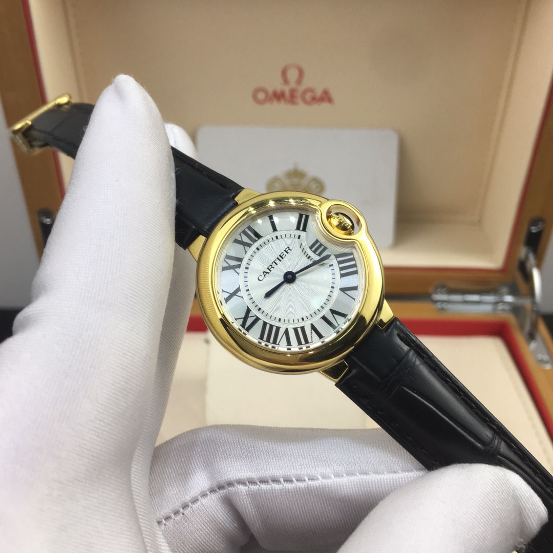 Cartier 皇家 卡地亚蓝气球33尺寸女款腕表
