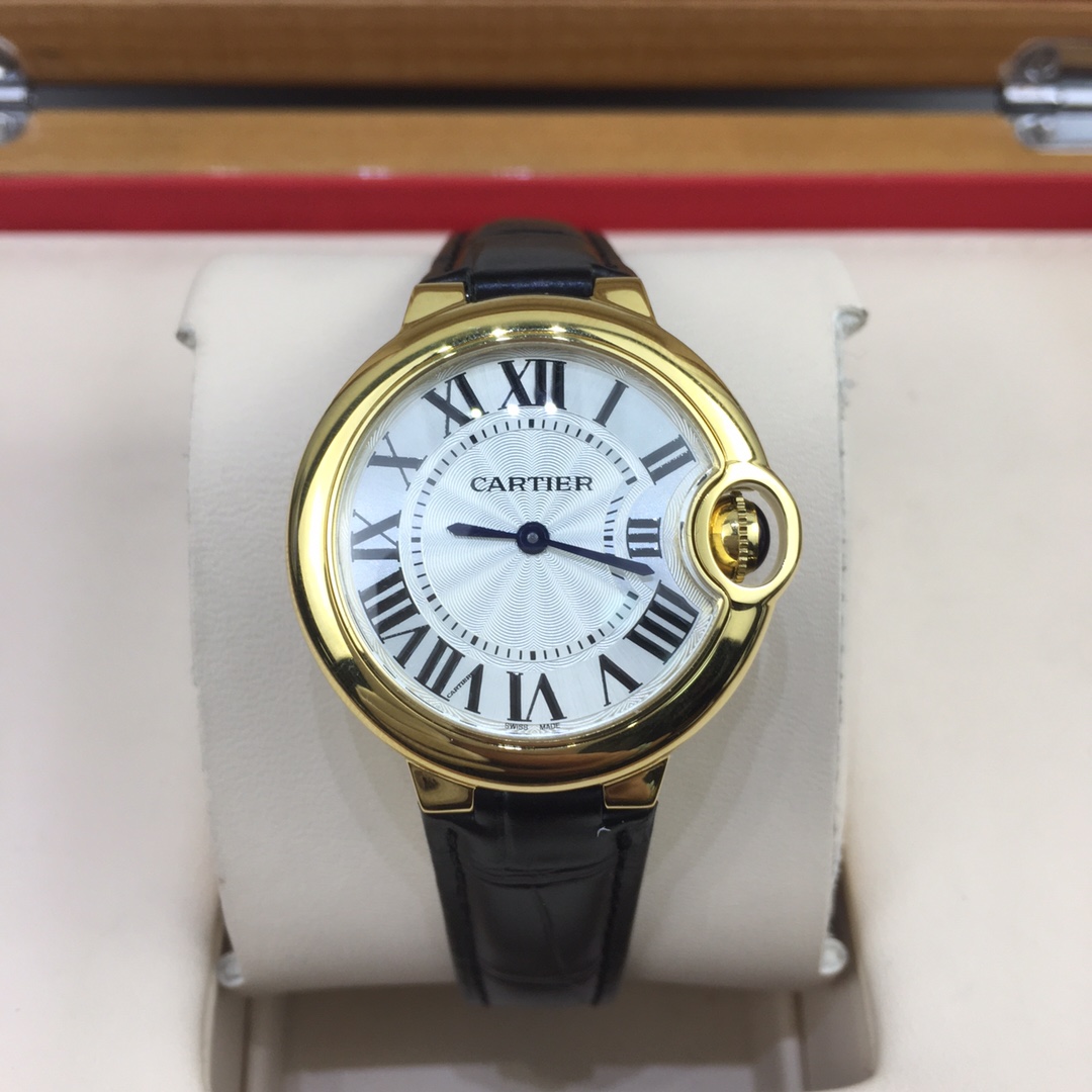 Cartier 皇家 卡地亚蓝气球33尺寸女款腕表