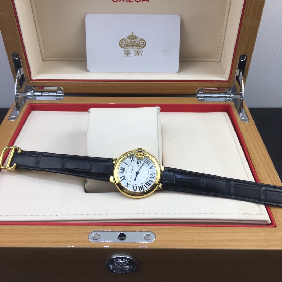 Cartier 皇家 卡地亚蓝气球33尺寸女款腕表