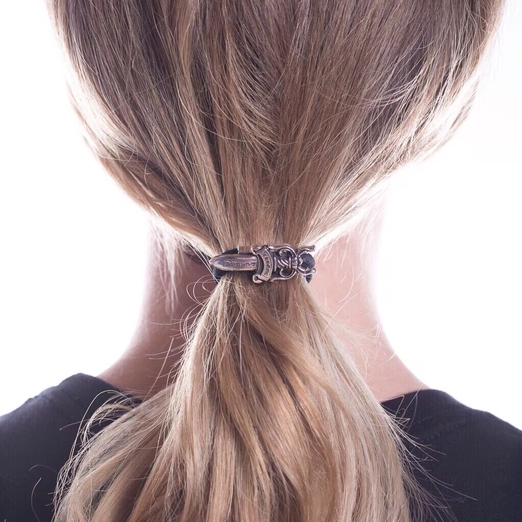 Chrome Hearts 𝐂𝐡𝐫𝐨𝐦𝐞 𝐡𝐞𝐚𝐫𝐭𝐬克罗心宝剑发绳/手链两戴