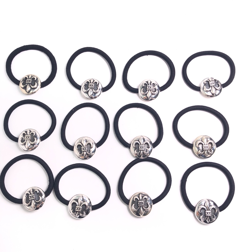 Chrome Hearts Hair Accessories Hair Rope Black Engraving