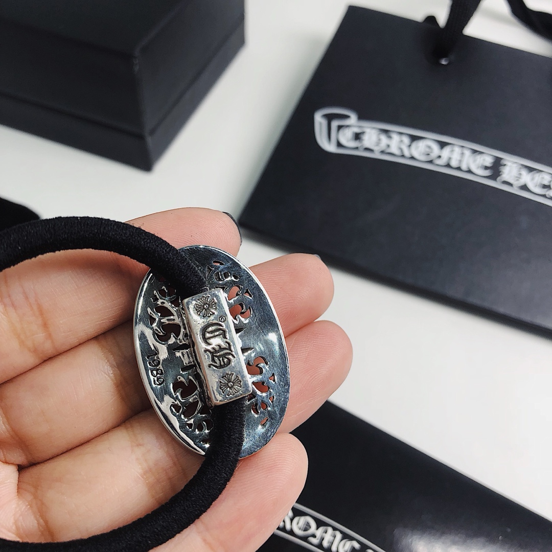 Chrome Hearts Chrome hearts克罗心十字架蔓藤发绳/手链