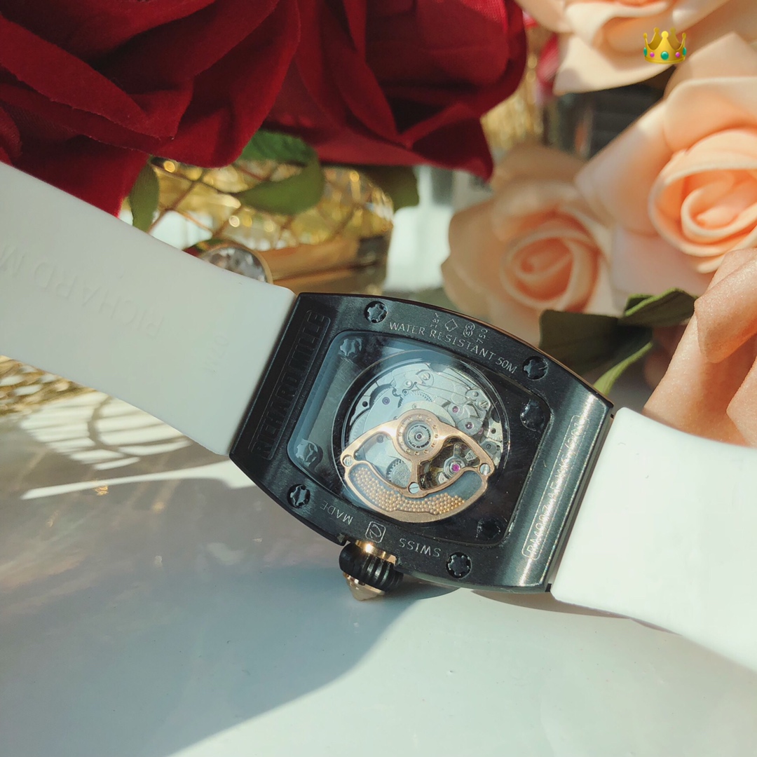 Luxury RM007 Richard Mille Wristwatch with Motor Cores and Crystal Elements - 图片 7