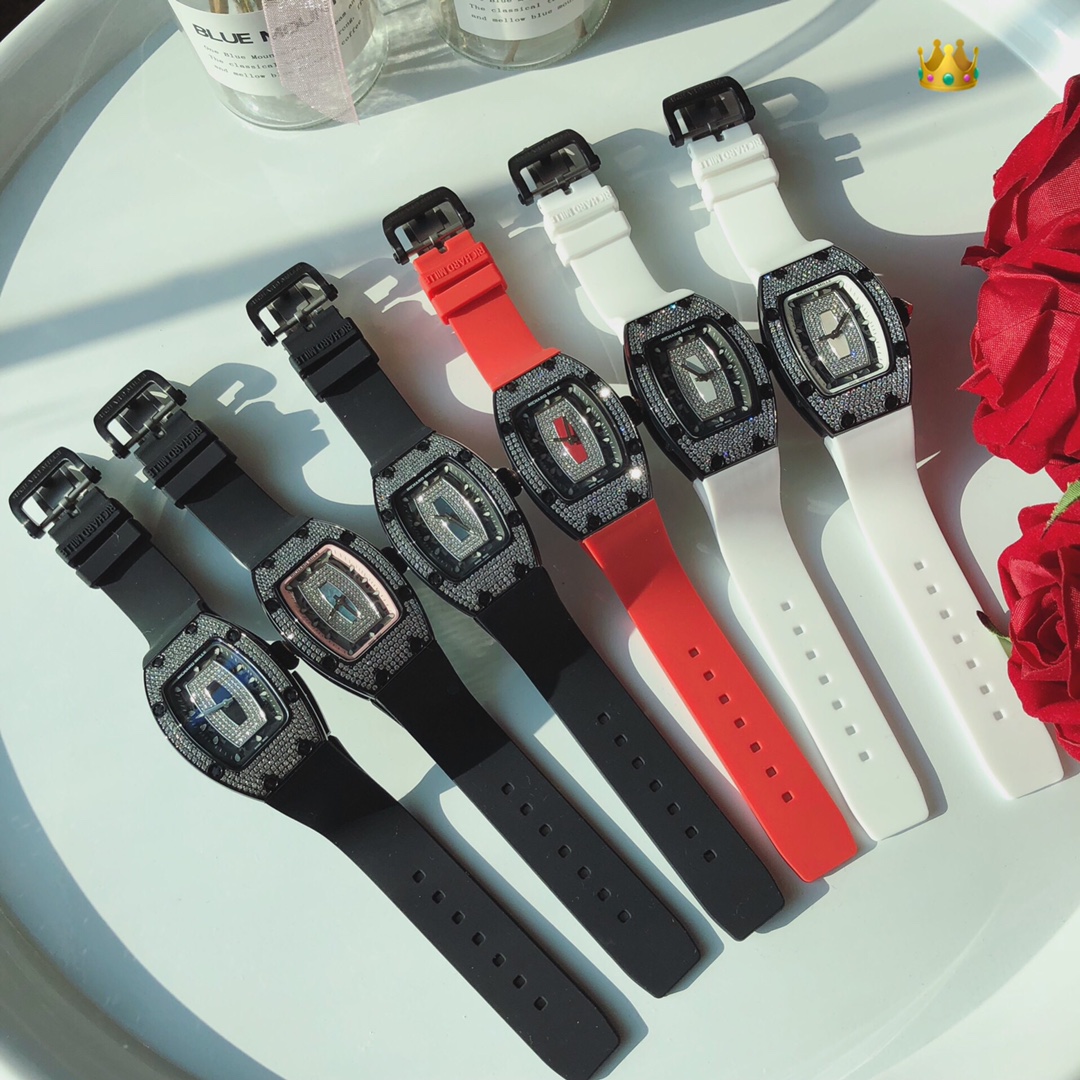 Luxury RM007 Richard Mille Wristwatch with Motor Cores and Crystal Elements - 图片 9