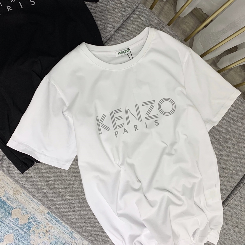 75 KENZO极简主义 男女情侣款短袖