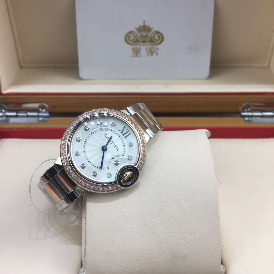 Cartier 皇家 卡地亚蓝气球33尺寸腕表