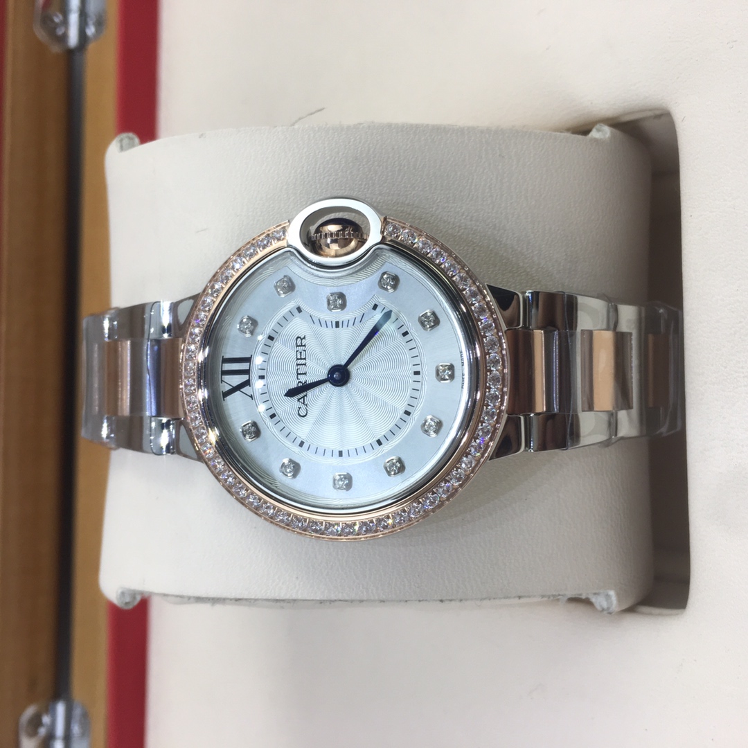 Cartier 皇家 卡地亚蓝气球33尺寸腕表