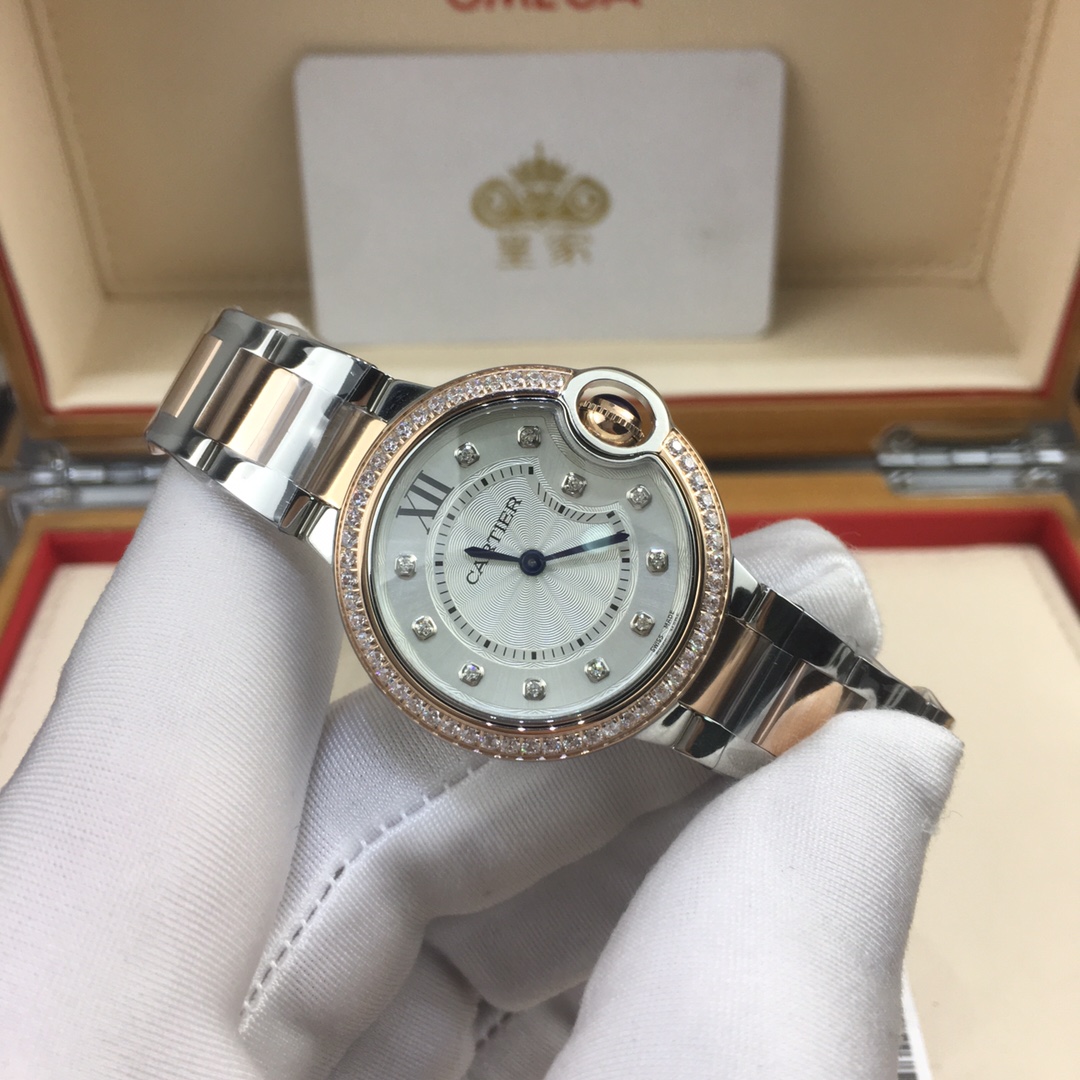 Cartier 皇家 卡地亚蓝气球33尺寸腕表