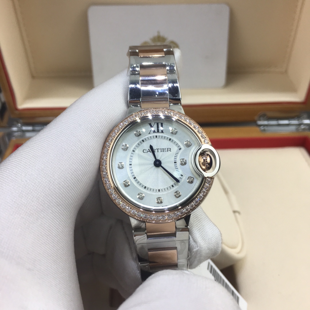 Cartier 皇家 卡地亚蓝气球33尺寸腕表
