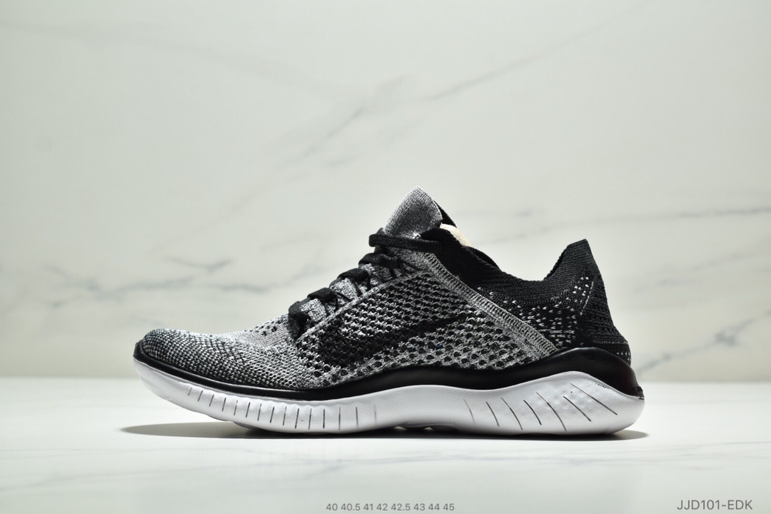 110<br />耐克新款 Nike Free Rn Flyknit 2018赤足飞线编织运动跑步鞋休闲鞋40-45