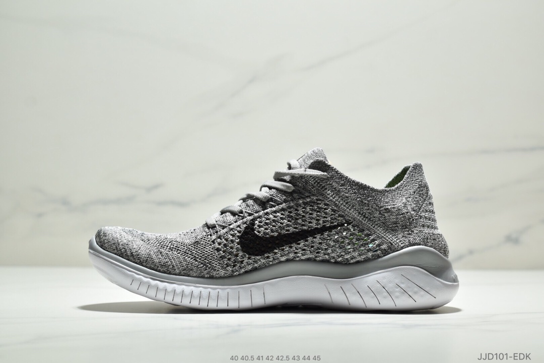 110<br />耐克新款 Nike Free Rn Flyknit 2018赤足飞线编织运动跑步鞋休闲鞋40-45