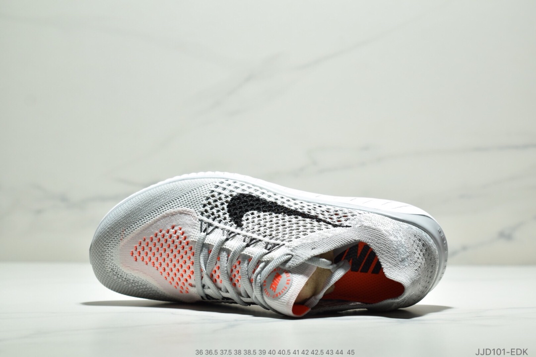 110<br />耐克新款 Nike Free Rn Flyknit 2018赤足飞线编织运动跑步鞋休闲鞋36-45