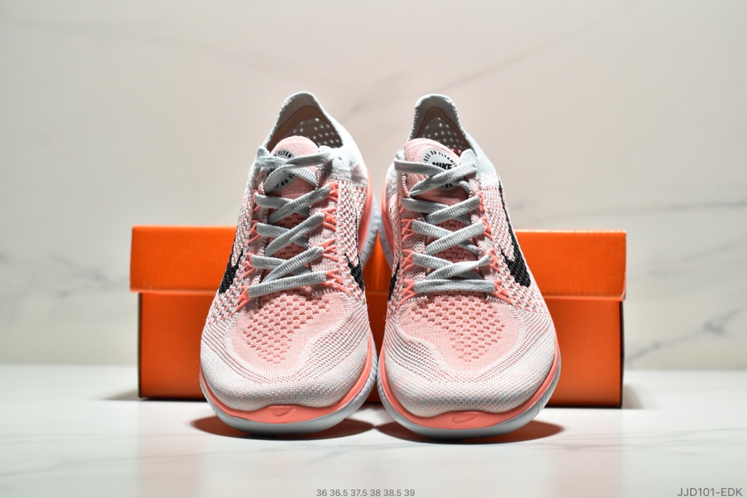 110<br />耐克新款 Nike Free Rn Flyknit 2018赤足飞线编织运动跑步鞋休闲鞋36-40
