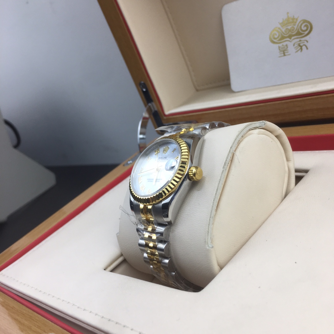 Rolex 皇家 劳力士日志女款贝壳面腕表