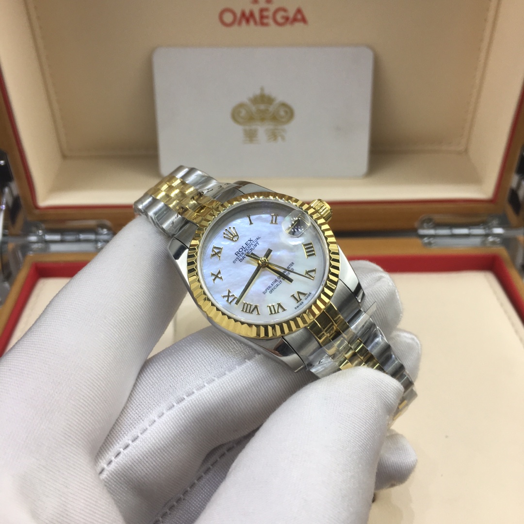 Rolex 皇家 劳力士日志女款贝壳面腕表