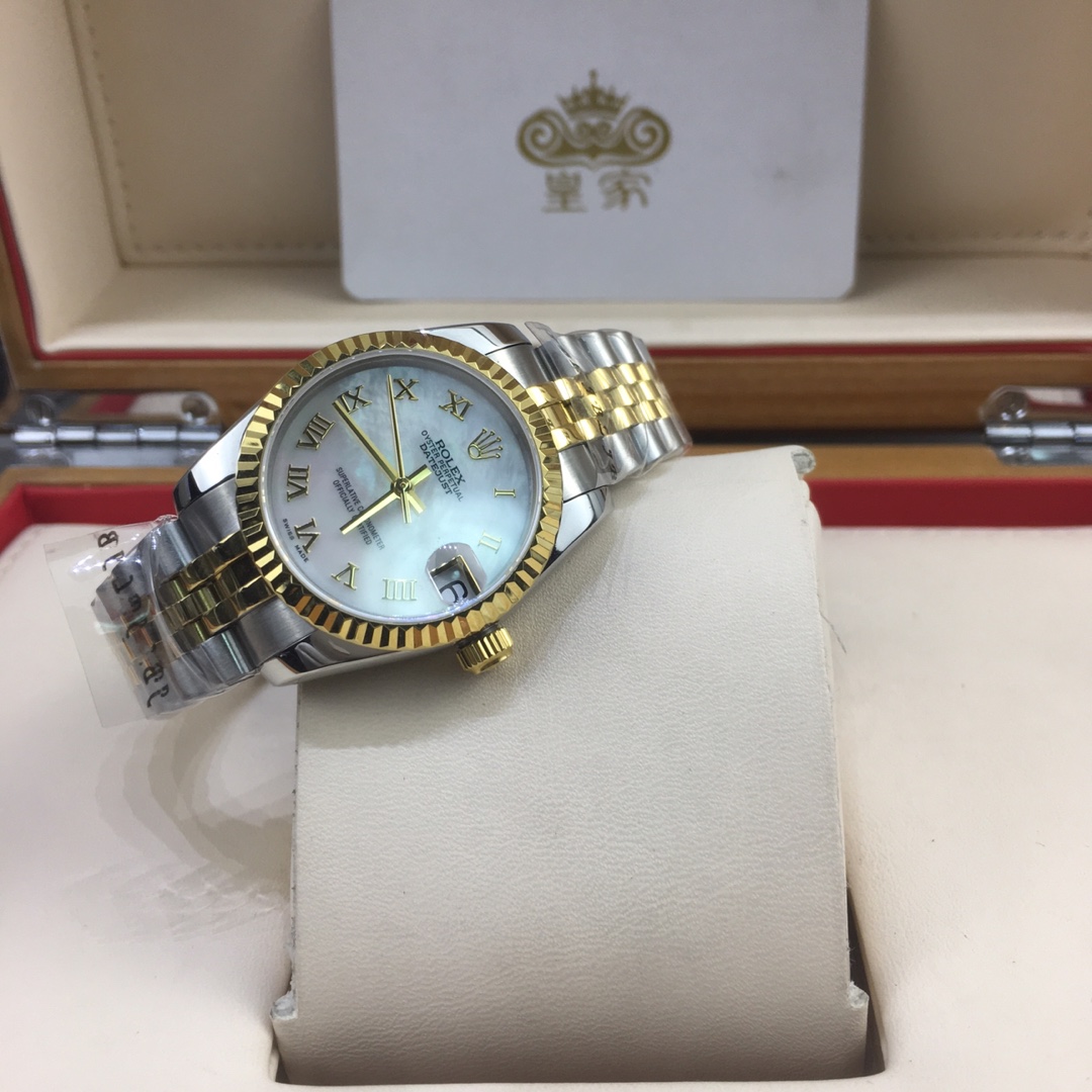Rolex 皇家 劳力士日志女款贝壳面腕表