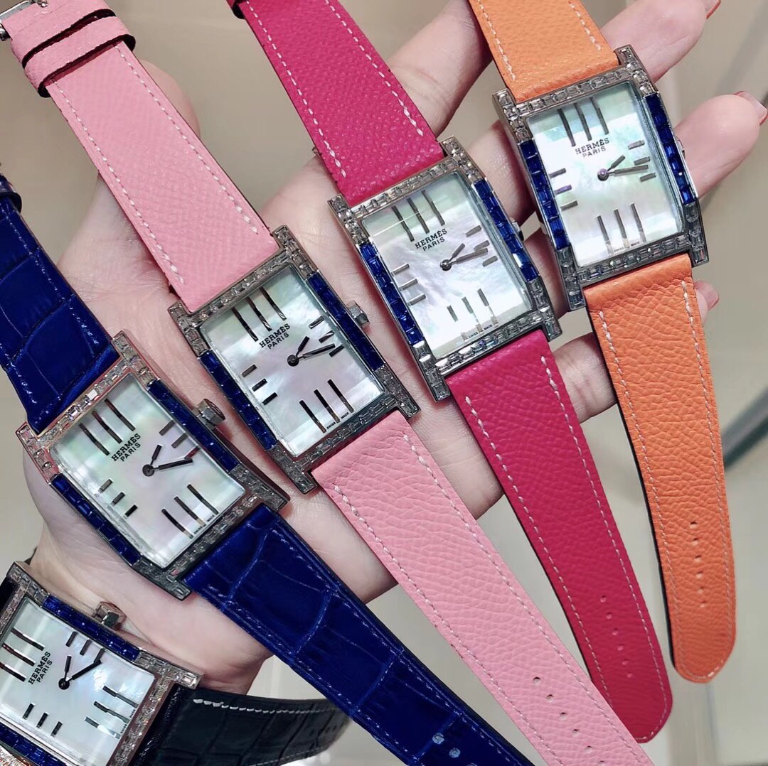 Hermès 爱马仕Hermes 系列腕表 顽皮的迎接美妙未来2019年 全新的镶嵌方元技巧及工艺