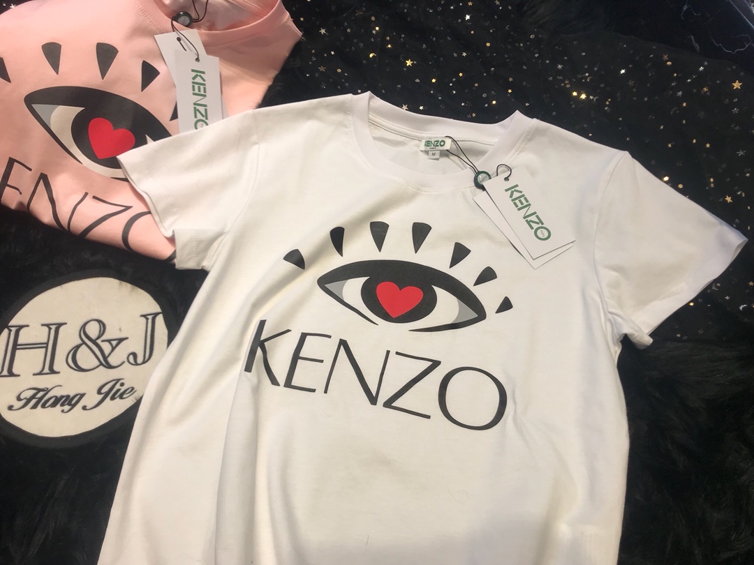 65、上新Kenzo-2019情人节限定款大眼睛TeeK家经典的就是虎头和大眼睛