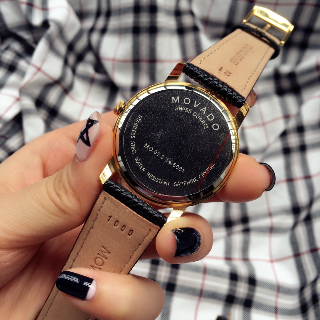 Movado-Movando Museum Series: Classic Couple Wristwatches with Stone Cores and Sapphire Glass - 图片 8