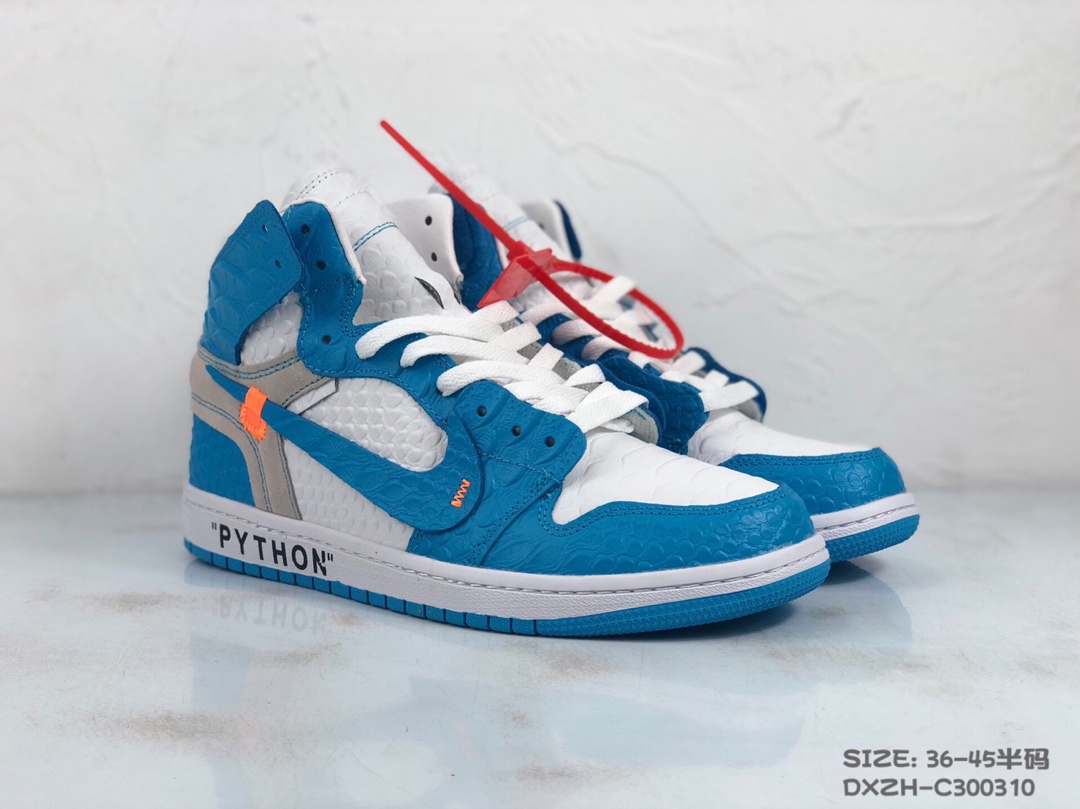 130<br />公司级 Nike Air Jordan 1 X OFF-White 联名款乔1 AJ1  ow顶级超软湿发小牛皮 超级性价比 跑量款 36 36.5 37.5 38 38.5 39 40 40.5 41 42 42.5 43 44 44.5 45 #DXZH-C300310