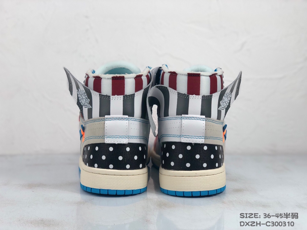 130<br />公司级 Nike Air Jordan 1 X OFF-White 联名款乔1 AJ1  ow顶级超软湿发小牛皮 超级性价比 跑量款 36 36.5 37.5 38 38.5 39 40 40.5 41 42 42.5 43 44 44.5 45 #DXZH-C300310