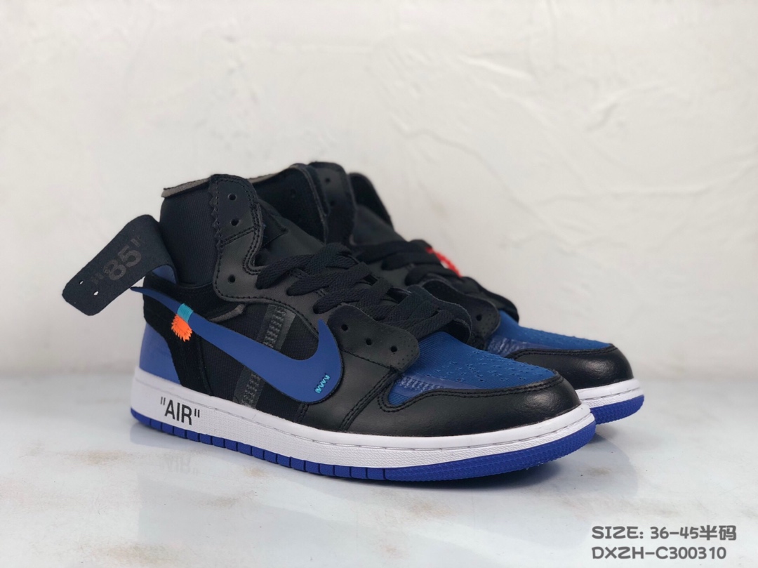 130<br />公司级 Nike Air Jordan 1 X OFF-White 联名款乔1 AJ1  ow顶级超软湿发小牛皮 超级性价比 跑量款 36 36.5 37.5 38 38.5 39 40 40.5 41 42 42.5 43 44 44.5 45 #DXZH-C300310