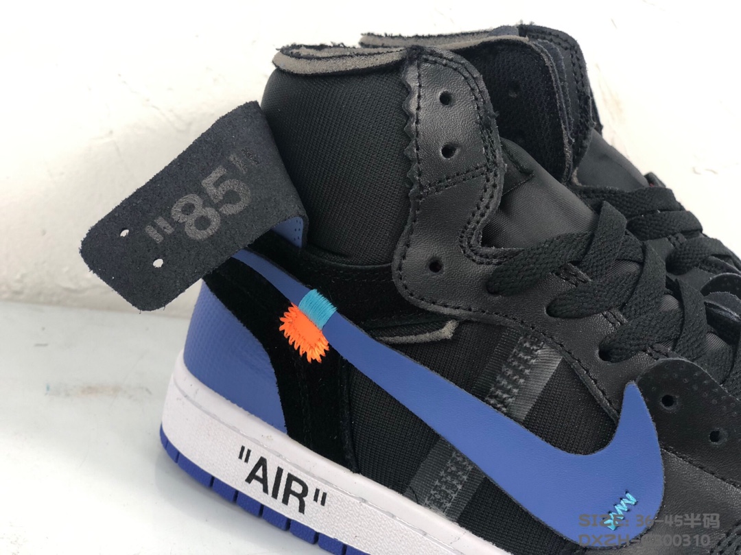 130<br />公司级 Nike Air Jordan 1 X OFF-White 联名款乔1 AJ1  ow顶级超软湿发小牛皮 超级性价比 跑量款 36 36.5 37.5 38 38.5 39 40 40.5 41 42 42.5 43 44 44.5 45 #DXZH-C300310