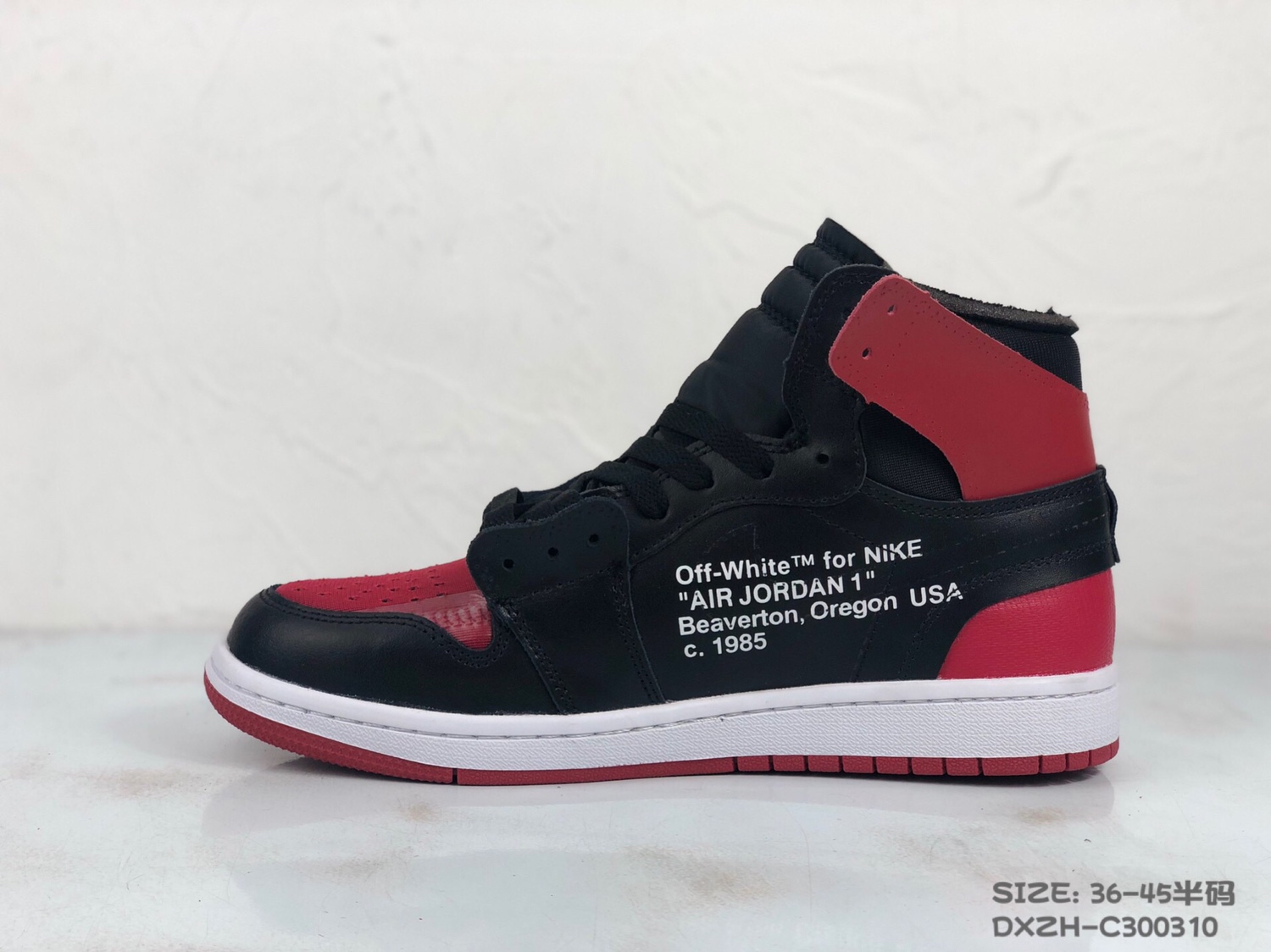 130<br />公司级 Nike Air Jordan 1 X OFF-White 联名款乔1 AJ1  ow顶级超软湿发小牛皮 超级性价比 跑量款 36 36.5 37.5 38 38.5 39 40 40.5 41 42 42.5 43 44 44.5 45 #DXZH-C300310