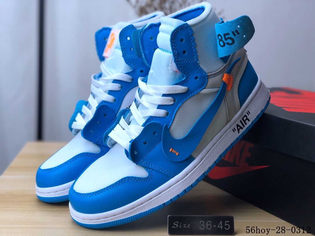 Nike The 10 Air Jordan 1 联名款 高帮乔1 AJ 篮球休闲板鞋！56hoy-28-0311