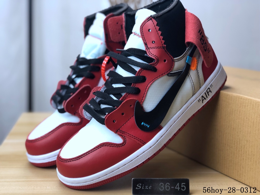 Nike The 10 Air Jordan 1 联名款 高帮乔1 AJ 篮球休闲板鞋！56hoy-28-0311