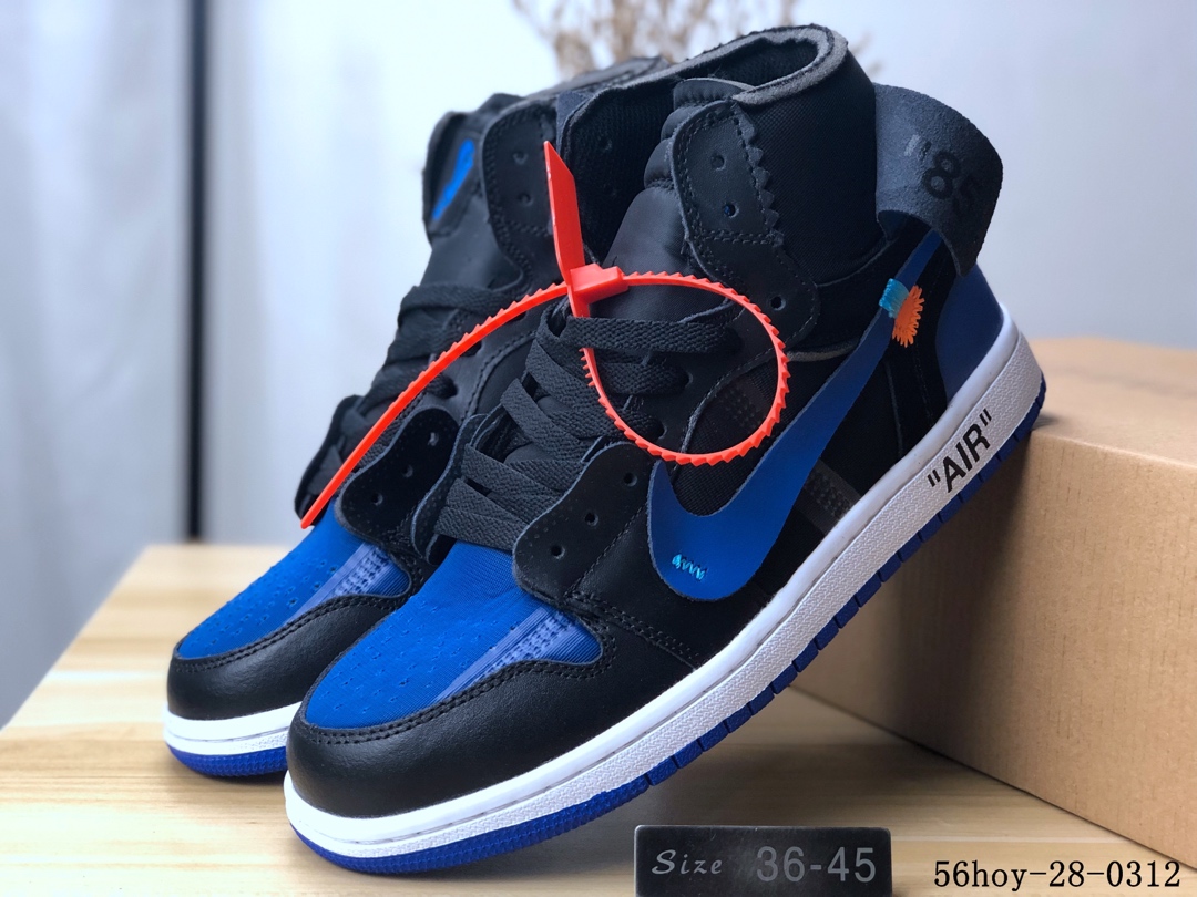Nike The 10 Air Jordan 1 联名款 高帮乔1 AJ 篮球休闲板鞋！56hoy-28-0311