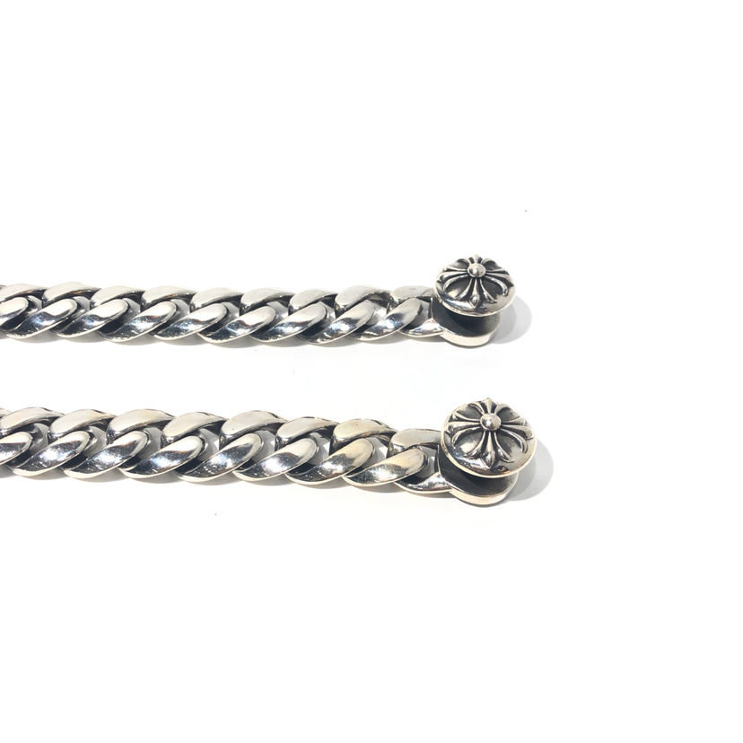 Chrome Hearts 𝐂𝐡𝐫𝐨𝐦𝐞 𝐡𝐞𝐚𝐫𝐭 克罗心全光虾扣男士手链