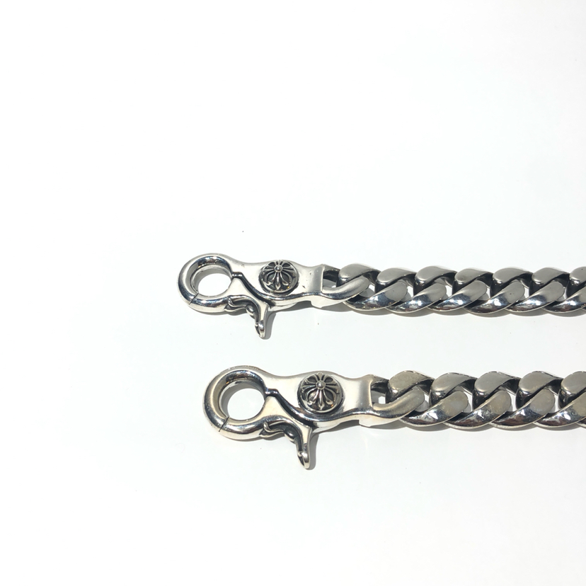 Chrome Hearts 𝐂𝐡𝐫𝐨𝐦𝐞 𝐡𝐞𝐚𝐫𝐭 克罗心全光虾扣男士手链