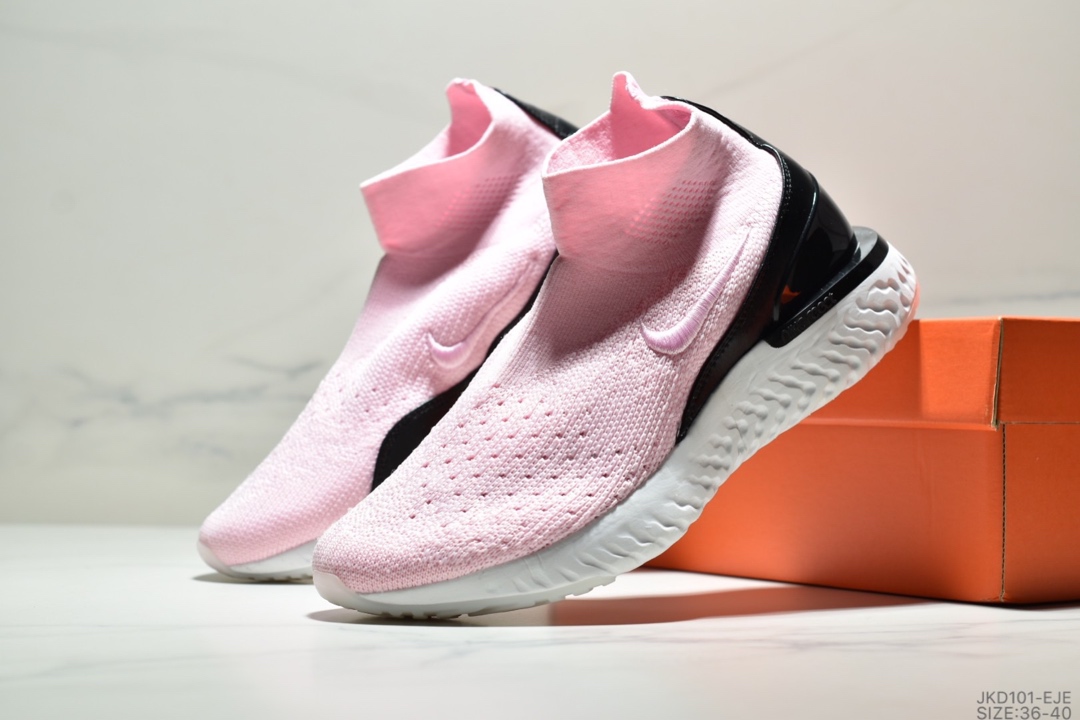 Nike Epic React Flyknit  瑞亚新款 高帮针织袜子鞋ID:JKD101-EJE