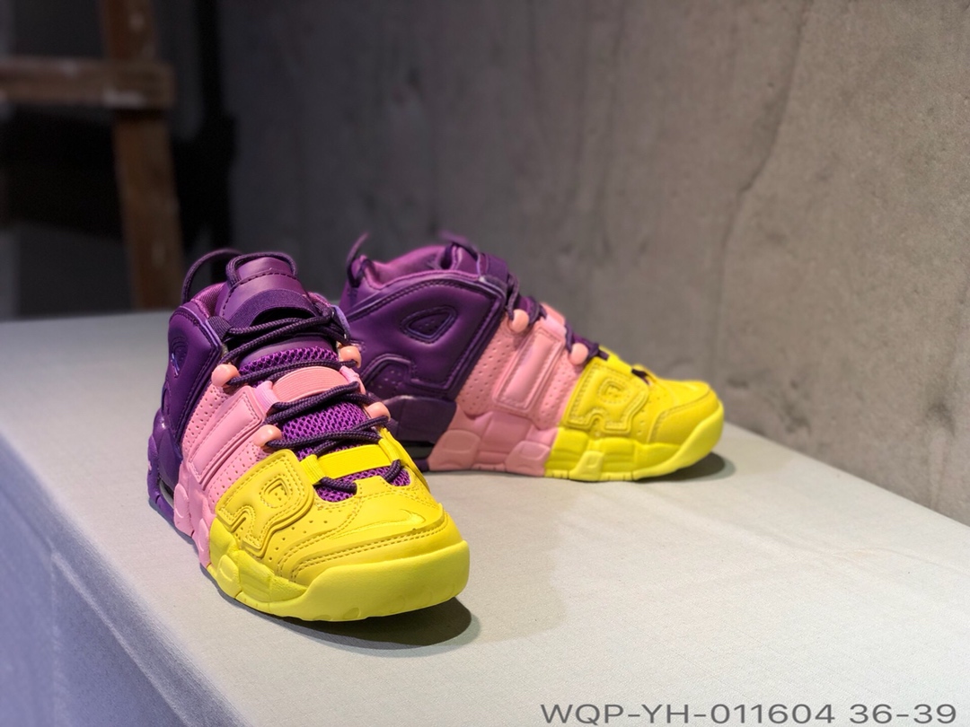 CK纯原 耐吉 Nik AIR MORE UPTEMPO 皮蓬大air篮球鞋  WQP-YH-011604尺码：36-39