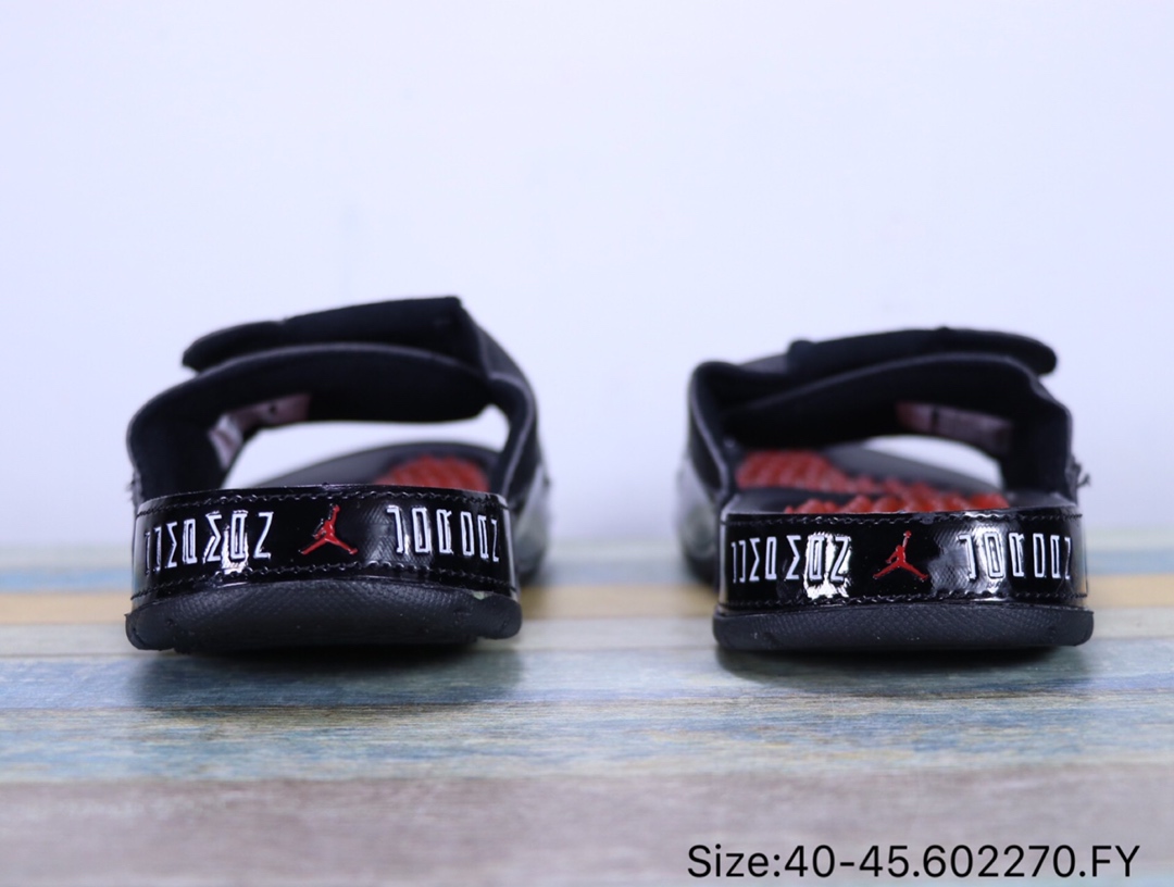 JORDAN HYDRO ⅩⅠ RETRO 乔丹魔术贴 按摩脚底颗粒 舒适 夏季清凉拖鞋 AA1336 602270