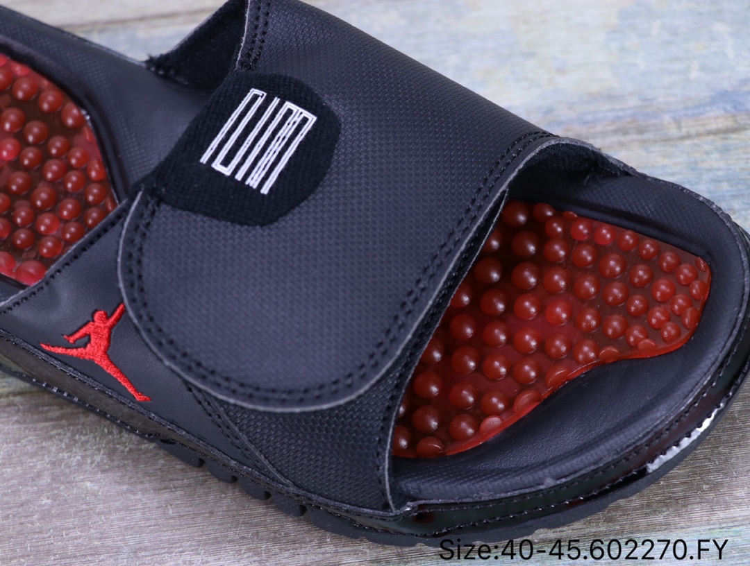 JORDAN HYDRO ⅩⅠ RETRO 乔丹魔术贴 按摩脚底颗粒 舒适 夏季清凉拖鞋 AA1336 602270