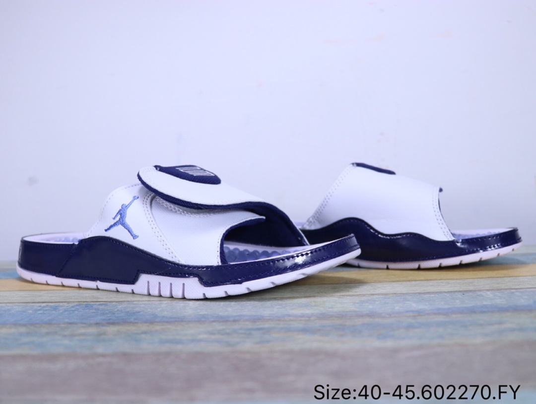JORDAN HYDRO ⅩⅠ RETRO 乔丹魔术贴 按摩脚底颗粒 舒适 夏季清凉拖鞋 AA1336 602270