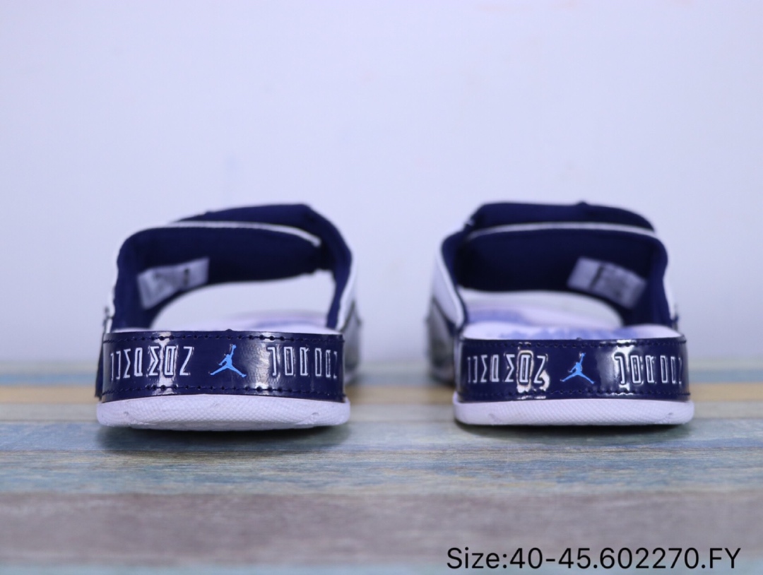 JORDAN HYDRO ⅩⅠ RETRO 乔丹魔术贴 按摩脚底颗粒 舒适 夏季清凉拖鞋 AA1336 602270