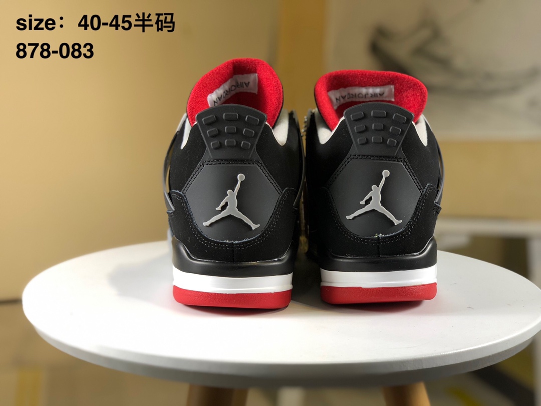 Air Jordan NRG AJ4 乔4黑红 篮球鞋 AQ3816-163 尺码：40 40.5 41 42 42.5 43 44 44.5 45 46 46.5 47.5