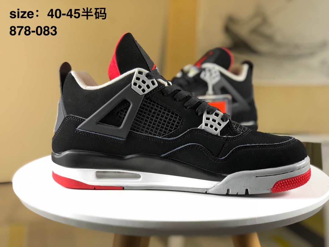 Air Jordan NRG AJ4 乔4黑红 篮球鞋 AQ3816-163 尺码：40 40.5 41 42 42.5 43 44 44.5 45 46 46.5 47.5
