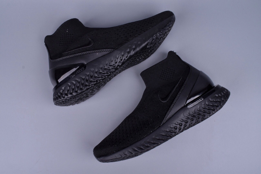 NIKE耐吉2019新款轻便缓震透气.编织高帮袜套女子跑鞋雷电灰AV5553-004尺码：36 36.5 37.5 38 38.5 39