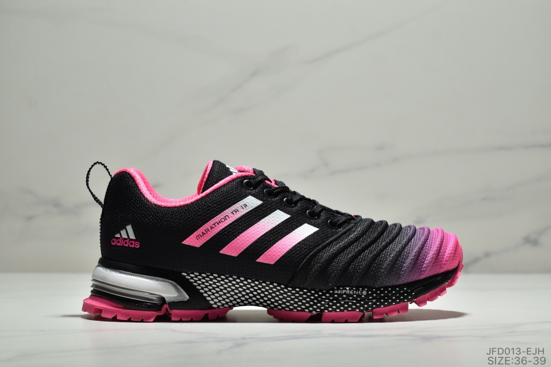 Adidas aerobounce st m系列针织面 休闲款马拉松运动鞋 ID:JFD013-EJH