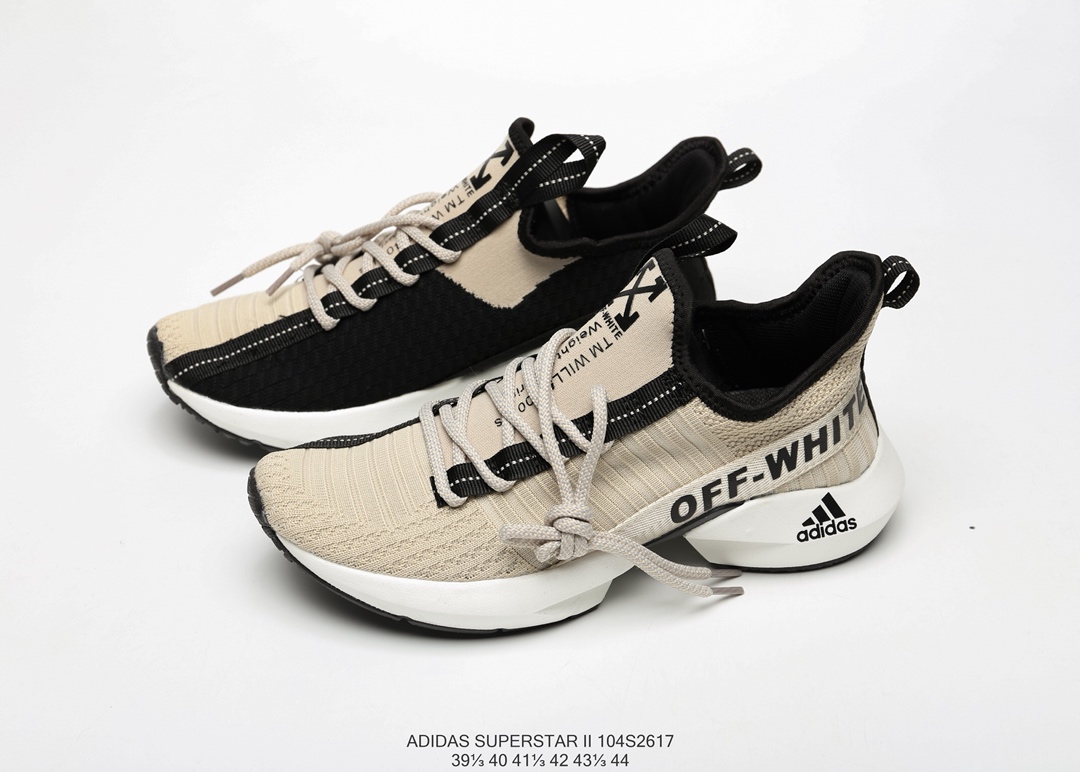 Adidas Superstar II 104S2617愛迪達 Off-White联名款 复古跑鞋