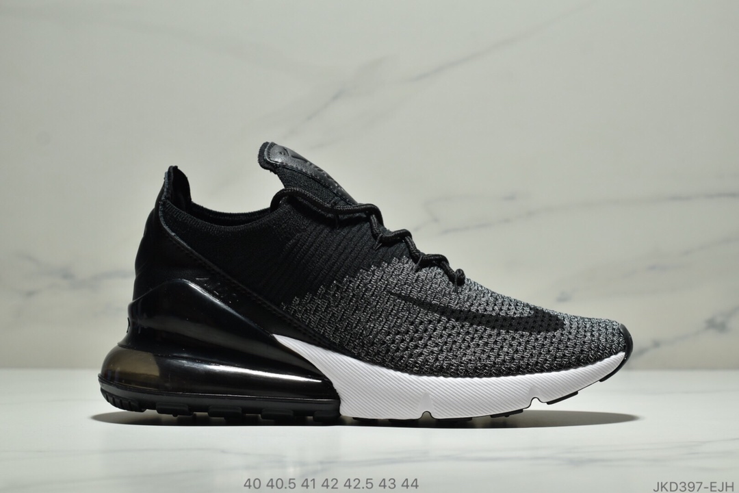 Nike Air Max 270 Flyknit 半掌气垫 采用针织飞线制作鞋面 ID:JKD397-EJH